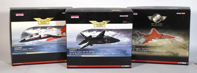 Lot 3454 - Corgi Aviation Archive 1:72 Scale SEPECAT Jaguar Models