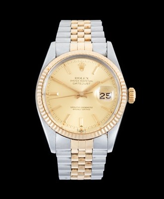Lot 2152 - Rolex: A Steel and Gold Automatic Calendar...