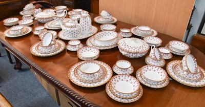 Lot 387 - Spode Tea and Dinner Service for 12 in Fleur...