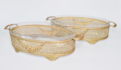 Lot 265 - Pair of Continental Gilt Metal Baskets, circa...
