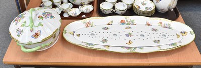 Lot 271 - Herend Salmon Dish with Drainer, and a...
