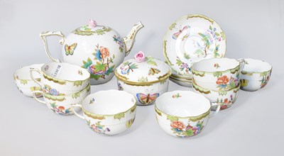 Lot 274 - Herend Queen Victoria Pattern Porcelain,...