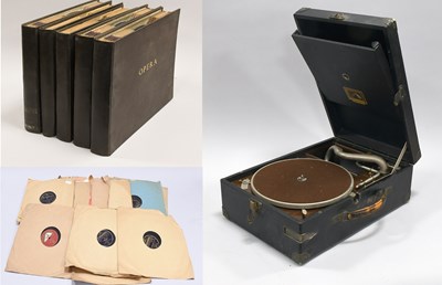 Lot 84 - HMV Portable Gramophone