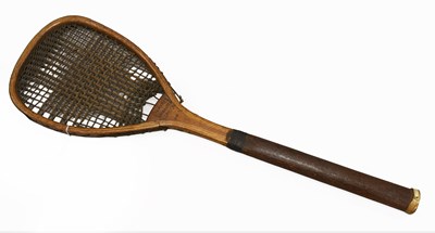 Lot 3005 - F H Ayres Tennis Racket c1880