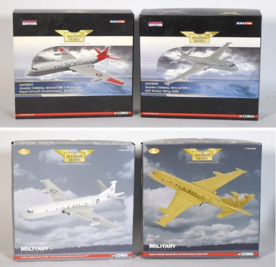 Lot 3419 - Corgi Aviation Archive 1:144 Scale Hawker Siddeley Nimrod Models
