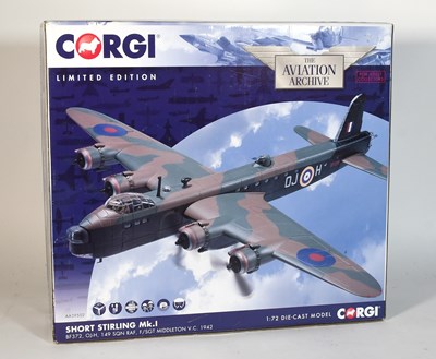 Lot 3427 - Corgi Aviation Archive 1:72 Scale AA39502 Short Stirling MkI