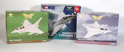 Lot 3438 - Corgi Aviation Archive 1:72 Scale Eurofighter Typhoon Models
