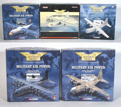 Lot 3420 - Corgi Aviation Archive 1:144 Scale Lockheed-Martin Hercules Models