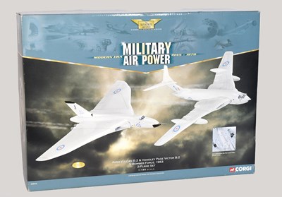 Lot 3412 - Corgi Aviation Archive 1:144 Scale Avro Vulcan And Handley Page Victor