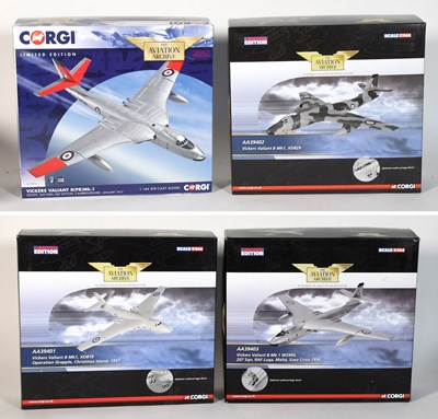 Lot 3421 - Corgi Aviation Archive 1:144 Scale Vickers Valiant Models