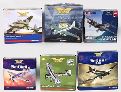 Lot 3457 - Corgi Aviation Archive 1:72 Scale WWII Models