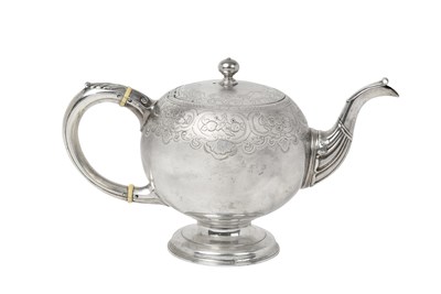 Lot A George II Scottish Silver Teapot