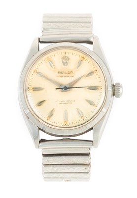 Lot 2487 - Rolex: A Stainless Steel Automatic Centre...