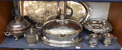 Lot 217 - A Collection of Assorted Silver Plate,...