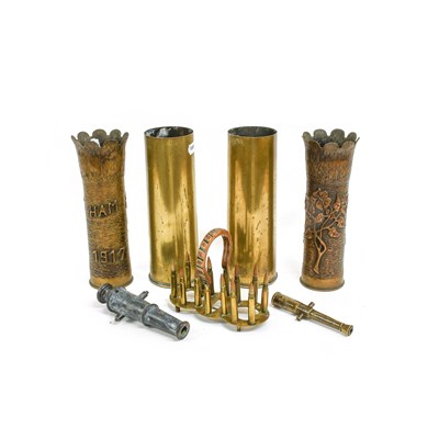 Lot 166 - A Brass Small Barrel for a Signal Cannon, made...