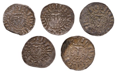 Lot 24 - Various Henry III Long Cross Pennies, five in...