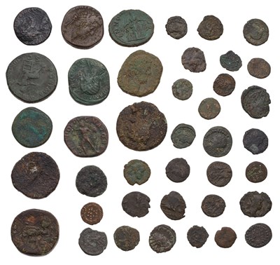 Lot 16 - Various Roman Bronze Coins, mostly later...