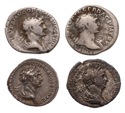 Lot 10 - Roman Imperial, Trajan Denarius, Rome AD116,...
