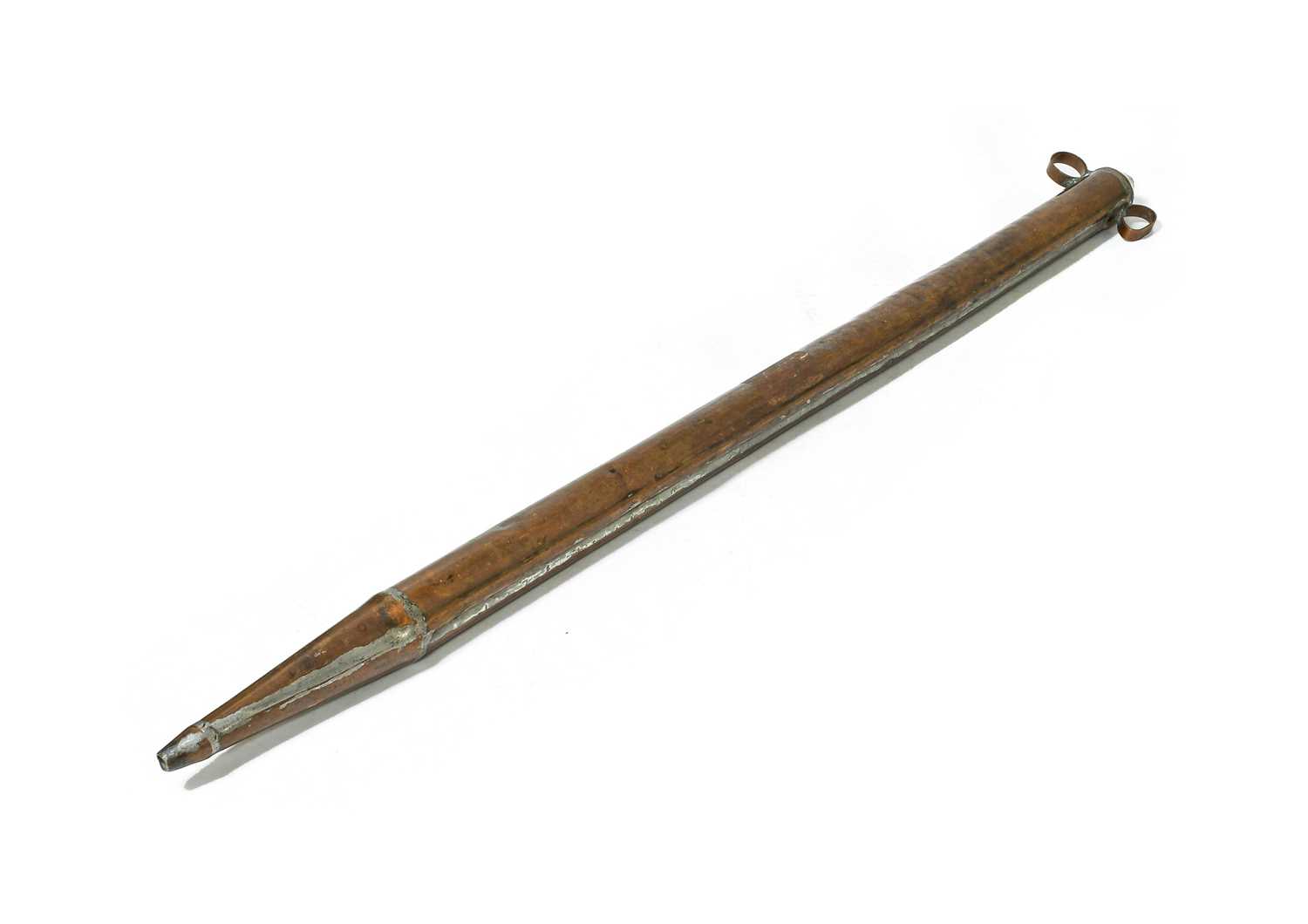 Lot 4227 - A Distiller's Copper Valinch, 73cm
