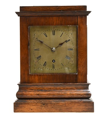 Lot 466 - A Rosewood Mantel Timepiece, circa 1850, case...