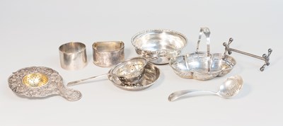 Lot 105 - A Collection of Assorted Silver, including an...