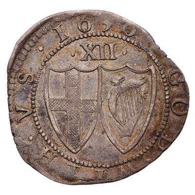 Lot 51 - Commonwealth, Shilling 1656, mm. sun on...