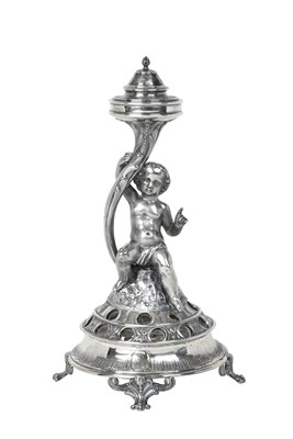 Lot A French Silver Inkwell