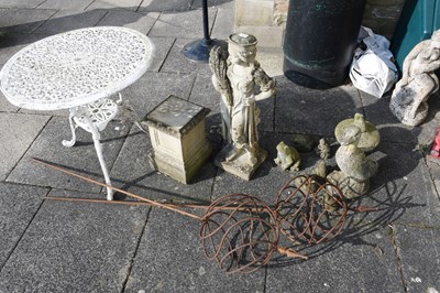 Lot 1228 - Composition Garden Statuary, including an...
