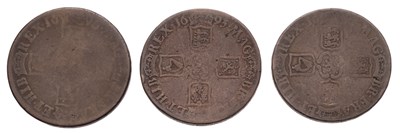 Lot 78 - Three William III Crowns, to include, 1695...