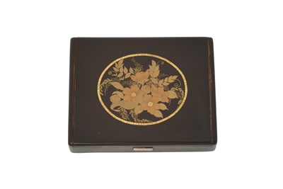 Lot A George VI Silver-Gilt and Lacquered Minaudière