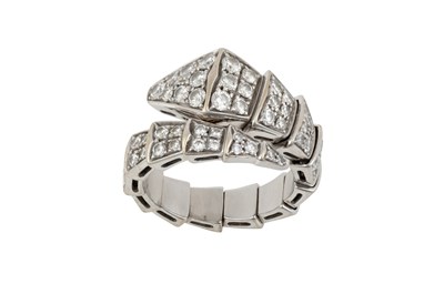 Lot 2246 - A Diamond 'Serpenti Viper' Ring, by Bulgari...