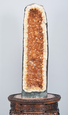 Lot 174 - Minerals/Fossils: A Large Citrine Cluster...