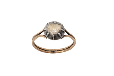 Lot 2374 - A Diamond Solitaire Ring the rose cut diamond...