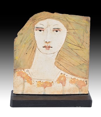 Lot 595 - Christy Keeney (b.1958) Portrait of a lady...