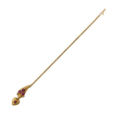 Lot 2378 - A Garnet and Diamond Bracelet, circa 1860...