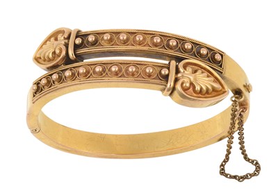 Lot 2030 - A Late 19th Century Etruscan Style Hinged...