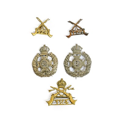 Lot 98 - First World War Indian Army - the 124th...