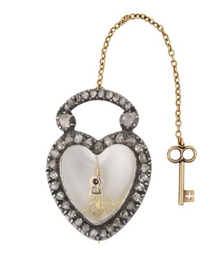 Lot 2031 - A Mid 19th Century Rock Crystal and Diamond...