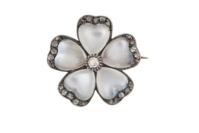 Lot 2029 - A Mid 19th Century Moonstone and Diamond...