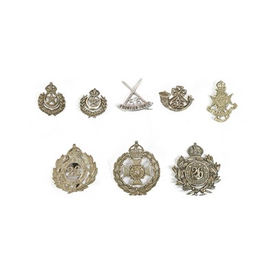 Lot 106 - Six First World War Indian Army Silver...