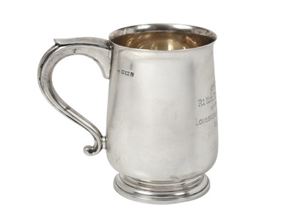 Lot An Elizabeth II Silver Mug
