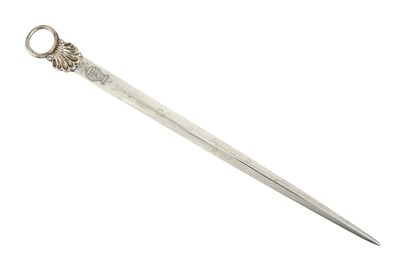 Lot A George III Silver Meat-Skewer
