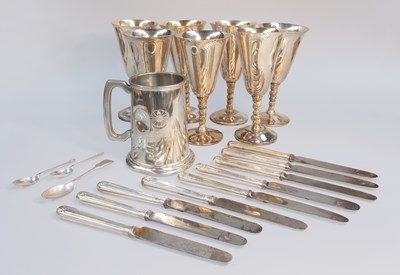 Lot 120 - A Collection of Assorted Silver and Silver...