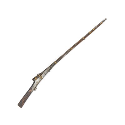 Lot 379 - A 19th Century Indian Matchlock Torador, with...