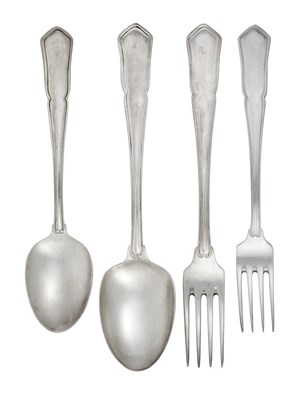 Lot A Spanish Silver Table-Service