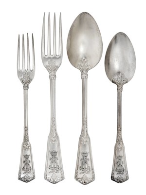 Lot A French Silver Table-Service