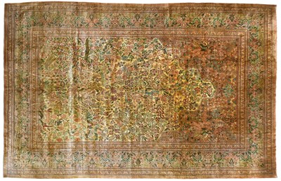 Lot 160 - Qum Design Silk Prayer Carpet, Circa 1990 The...