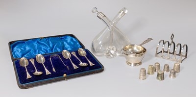 Lot 119 - A Collection of Assorted Silver and...