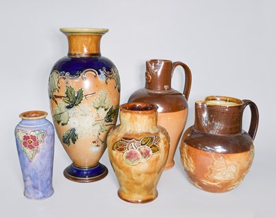 Lot 240 - Doulton and Other Stoneware, including a...