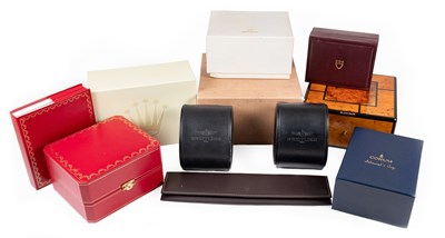 Lot 2507 - A Selection of Watch Boxes, comprising,...